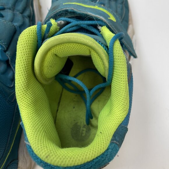 Nike Air Zoom Turf Jet 97 Blue Leather / Neon Green 554989-400 Men Sz 12.5 US - Picture 13 of 16